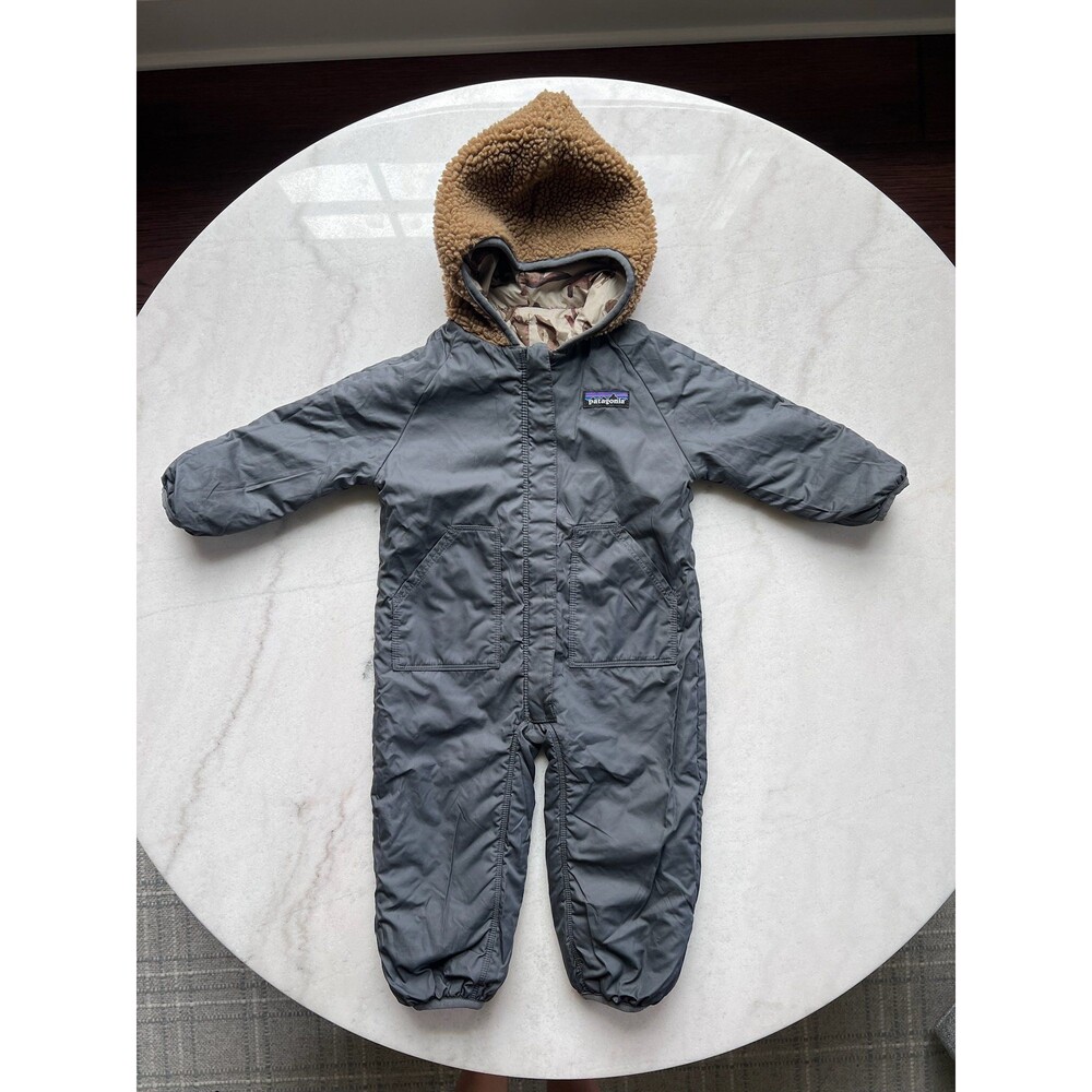 Patagonia Reversible Infant Puff Ball Bunting 3-6m